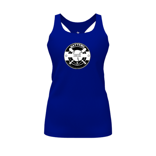 [FT0TRBRY-FYS-LOGO1] Decker Racerback Tank Top (Female Youth S, Royal, Logo 1)