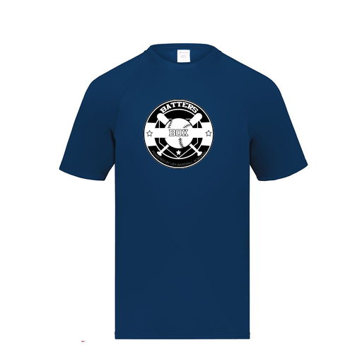 [2790.065.S-LOGO1] Men's Smooth Sport T-Shirt (Adult S, Navy)