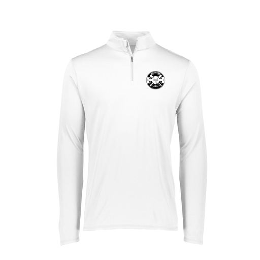 [FTLQFLWH-FAXS-LOGO1] Decker Women's Flex-Lite 1/4 Zip Shirt (Female Adult XS, White)