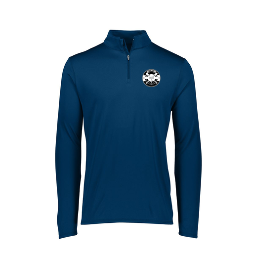[FTLQFLNV-FAXS-LOGO1] Decker Women's Flex-Lite 1/4 Zip Shirt (Female Adult XS, Navy)