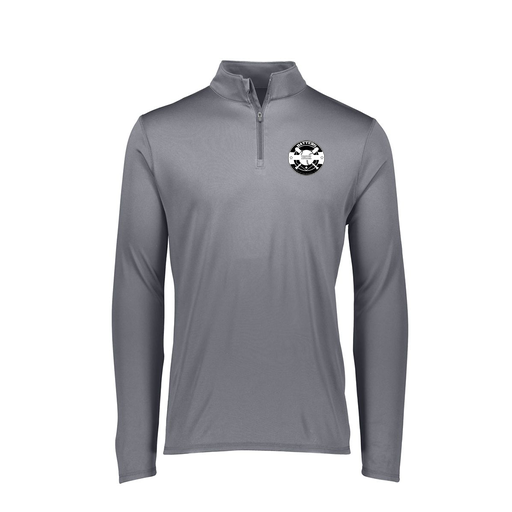 [2787.059.XS-LOGO1] Ladies Dri Fit 1/4 Zip Shirt (Female Adult XS, Gray)