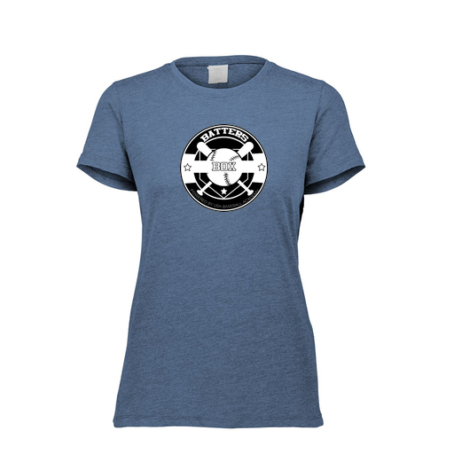 [FTSCUBNV-FAXS-LOGO1] Decker Women's Tri-Blend T-Shirt - Short Sleeve (Female Adult XS, Navy)