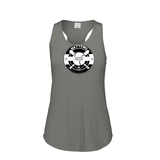 [3078.013.S-LOGO1] Ladies Tri Blend Tank Top (Female Adult S, Gray)