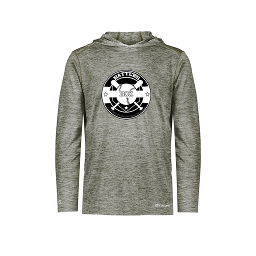 [FOLHCGGY-AS-LOGO1] Decker Men's Charge Hoodie (Adult S, Gray)