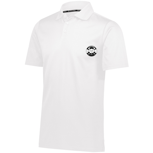 [222568.005.S-LOGO1] Men's Prism Polo (Adult S, White)