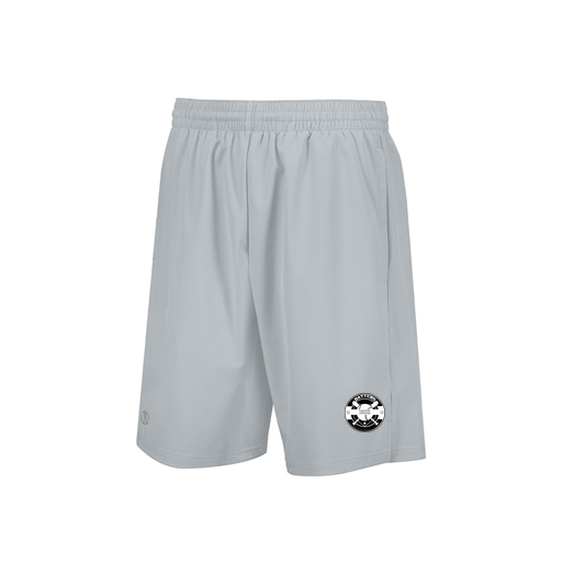 [229556.099.XS-LOGO1] Men's Weld Short (Adult XS, Silver)