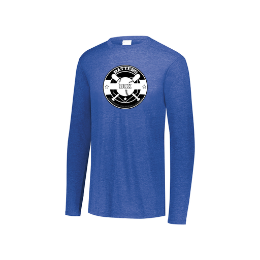 [3076.U55.S-LOGO1] Youth LS Ultra-blend T-Shirt (Youth S, Royal)